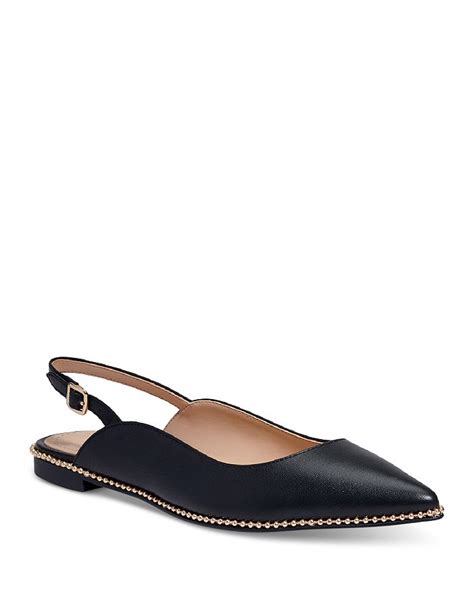 COACH Vae Skimmer Pointed Toe Slingback Flat (Women).